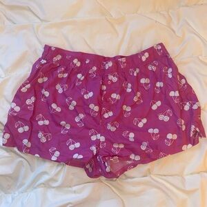 Victoria’s Secret PINK cherry pj shorts